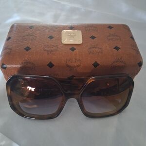 MCM Brown Gradient Oversized Sunglasses